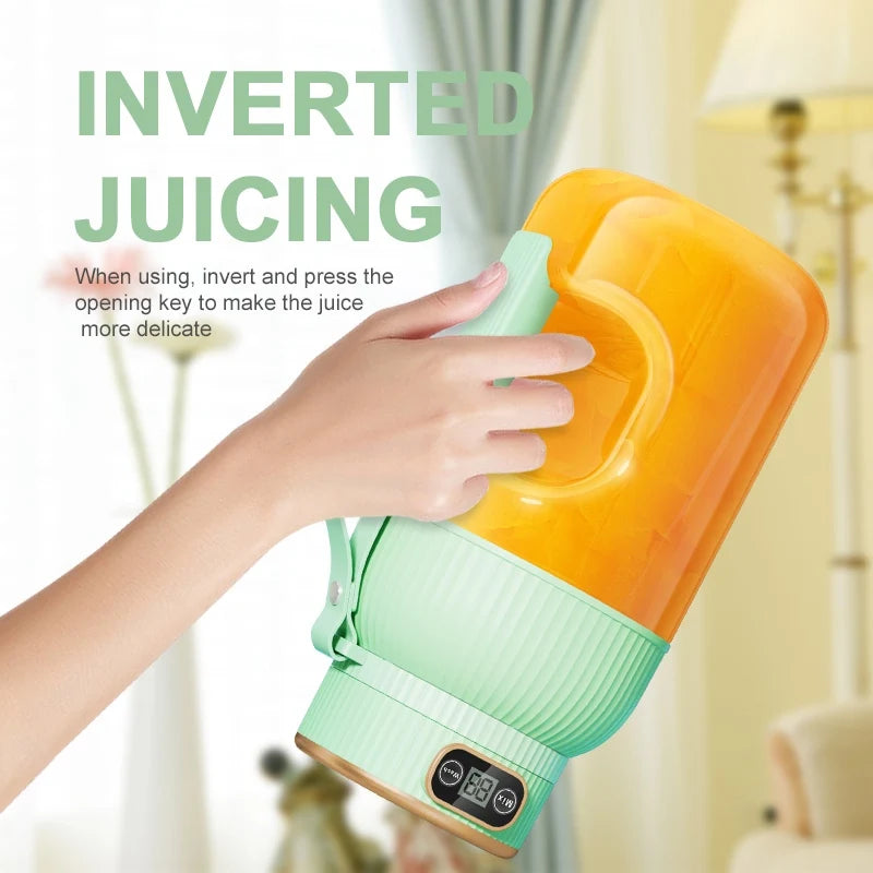Tragbarer Mini-Mixer & Entsafter 1000ml – Akku, USB-Aufladung